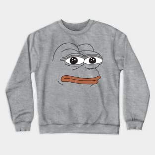 Rare Pepe Face Crewneck Sweatshirt